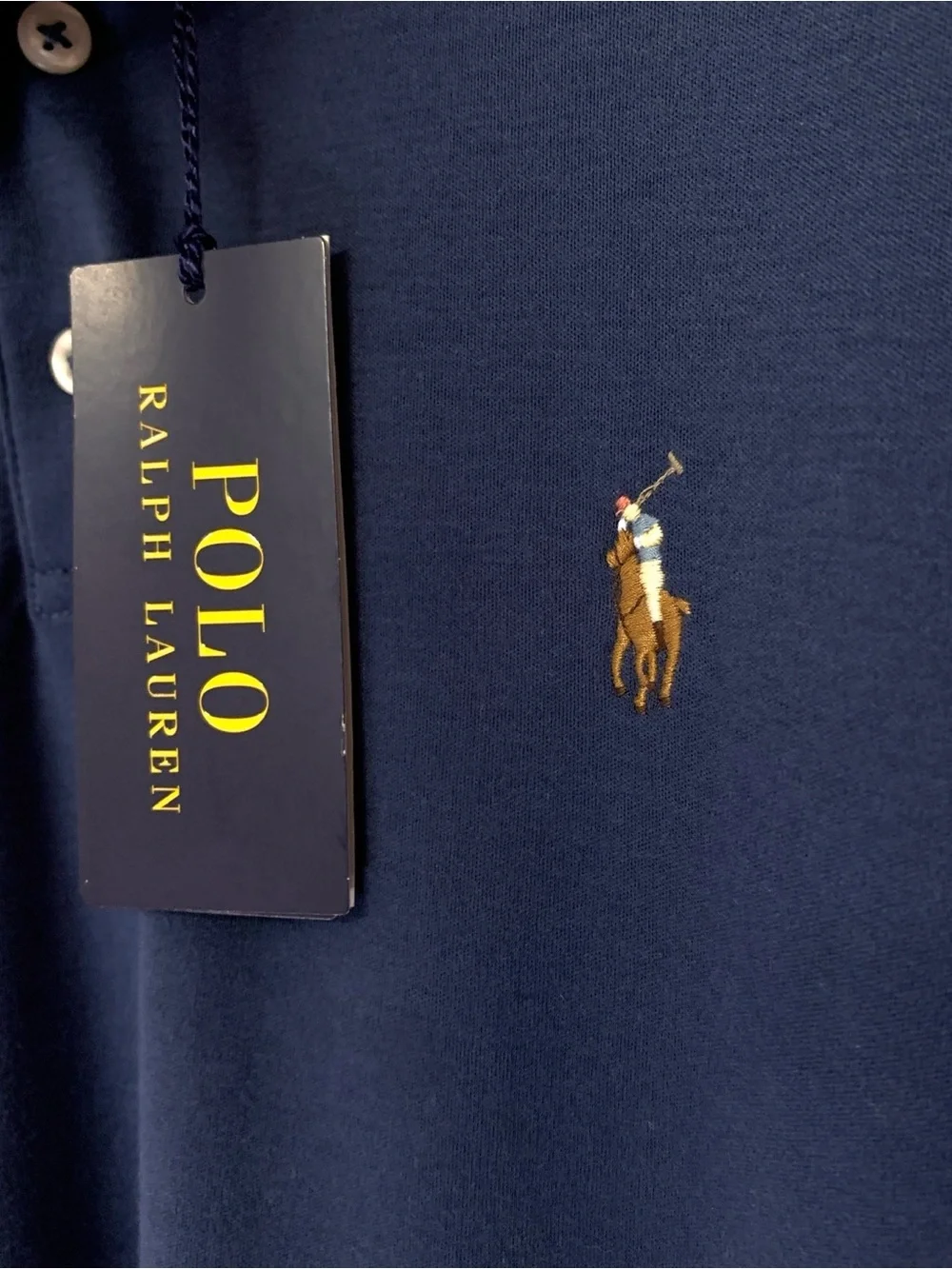 POLO RALPH LAUREN Custom Slim Fit Soft Cotton Short Sleeve Polo Shirt XL NWT